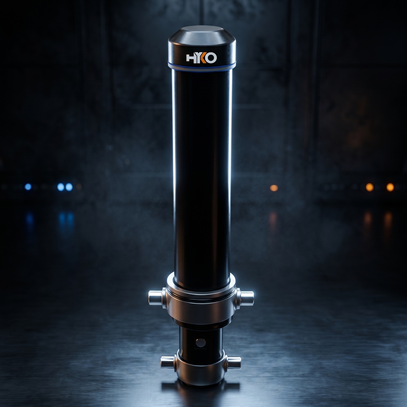 Siłownik hydrauliczny Hyko — chromowany, wersja HD